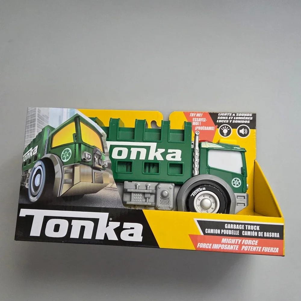 Tonka Mighty Force‎ Garbage Truck Green Toy with Lights and Sounds 06624YL NEW